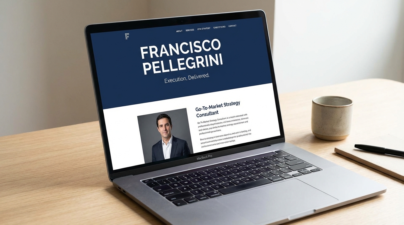 Francisco Pellegrini — GTM Strategy Consultant Website